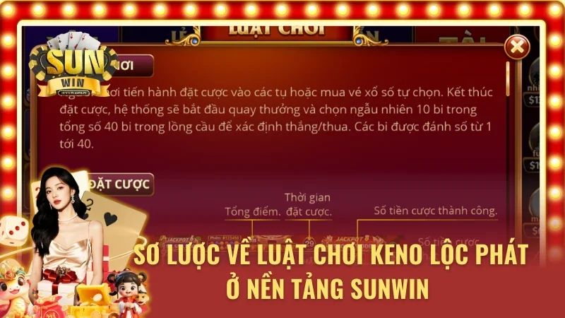 Luật chơi Keno lộc phát ở Sunwin đọc cực dễ là hiểu ngay