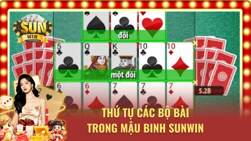 Thứ tự các bộ bài mậu binh Sunwin