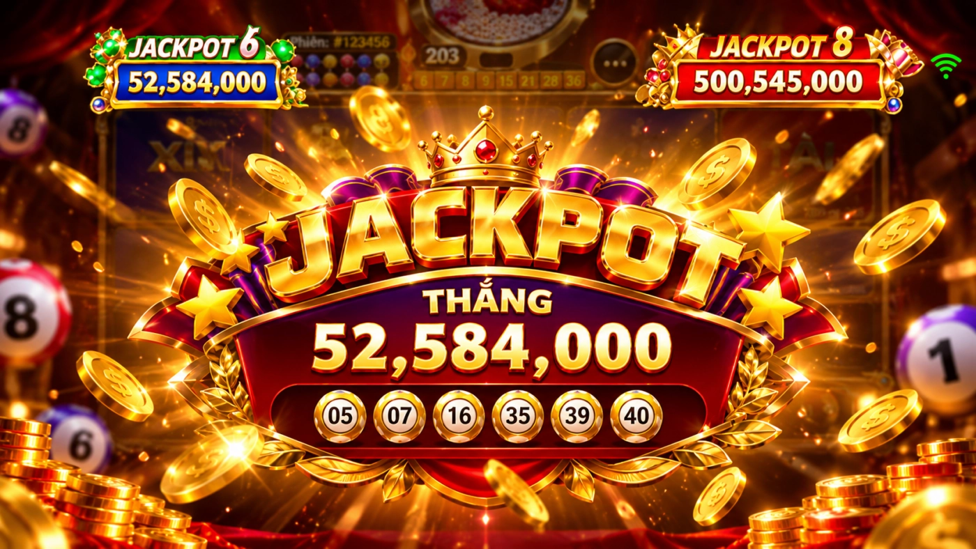 Jackpot 6 và Jackpot 8 trong Keno Lộc Phát Sunwin